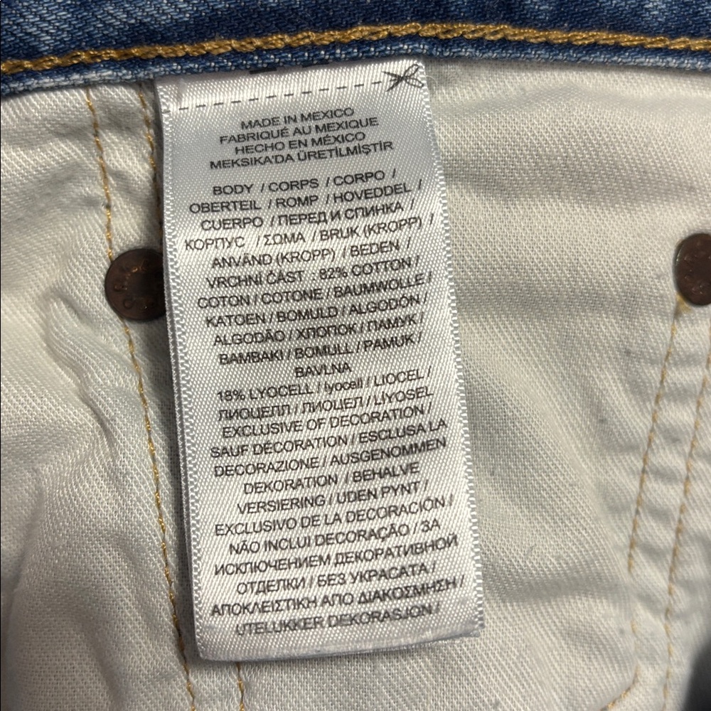 POLO Ralph Lauren patchwork boyfriend slim fit sz 30 EUC - Picture 6 of 9